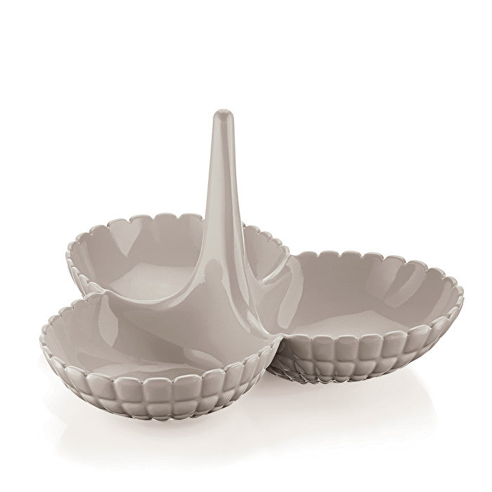 Tiffany Hors D'oeuvres Dish - Taupe - Notbrand
