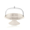 Tiffany Cake Stand With Dome in Milk White - Small - Notbrand