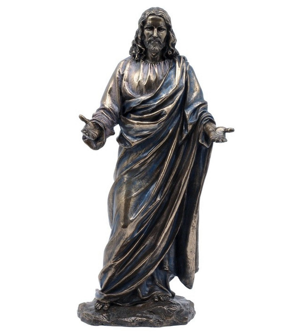 Jesus Christ Open Arms Figurine - Cold Cast Bronze - Notbrand