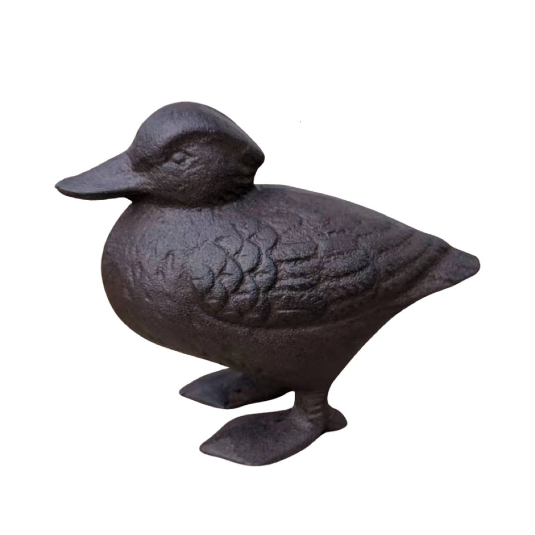 Duck Standing Cast Iron Statue - Large - Notbrand