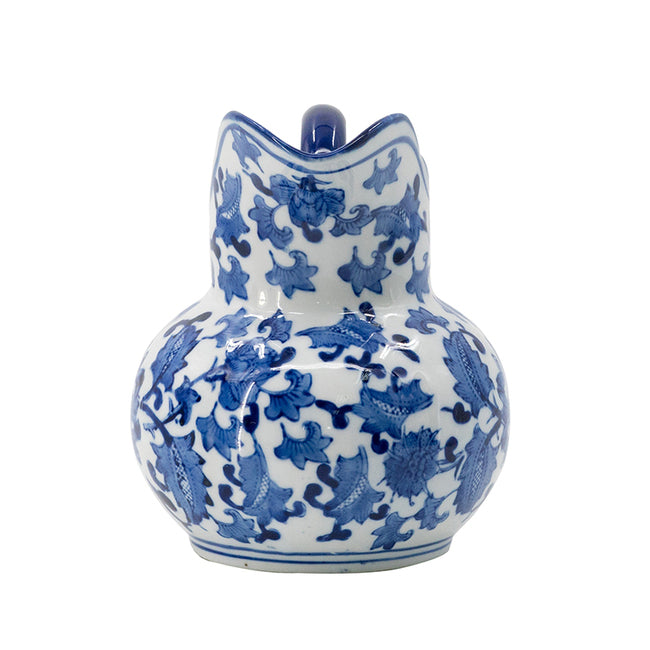Ming Luxe Porcelain Jug - Blue & White - Notbrand
