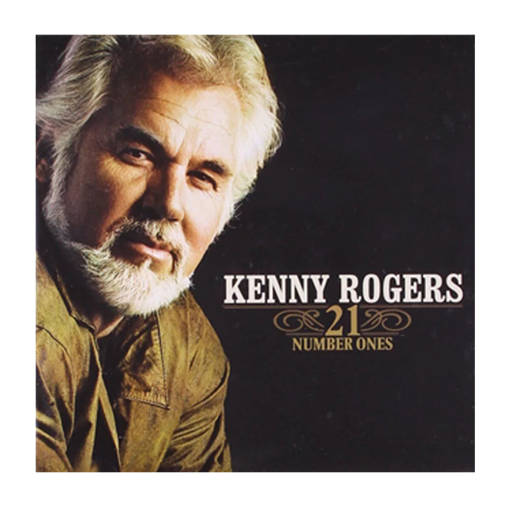 21 Number Ones Kenny Rogers CD Framed Album Art - NotBrand