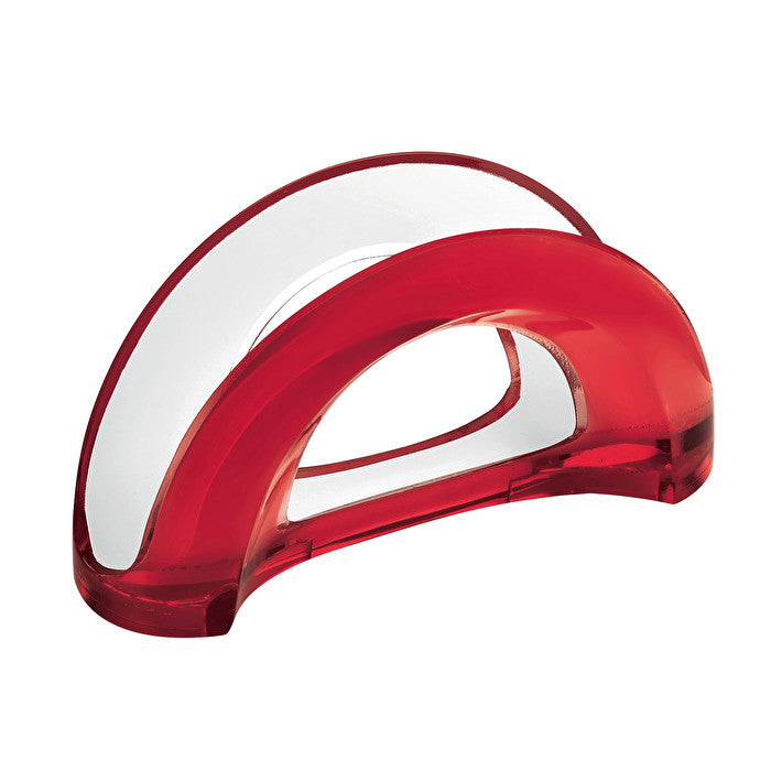 Grace Two Tone Napkin Holder - Clear Red - Notbrand