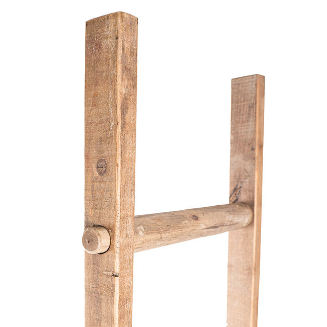 Decorative Wooden Ladder - Washed Brown - Notbrand