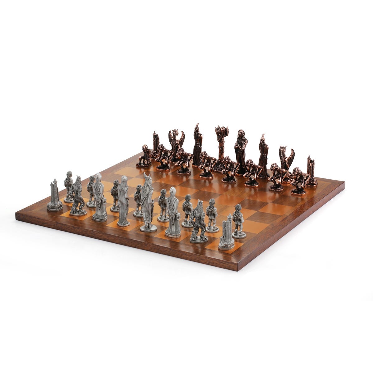Royal Selangor War of the Rings Chess Set - Pewter - Notbrand