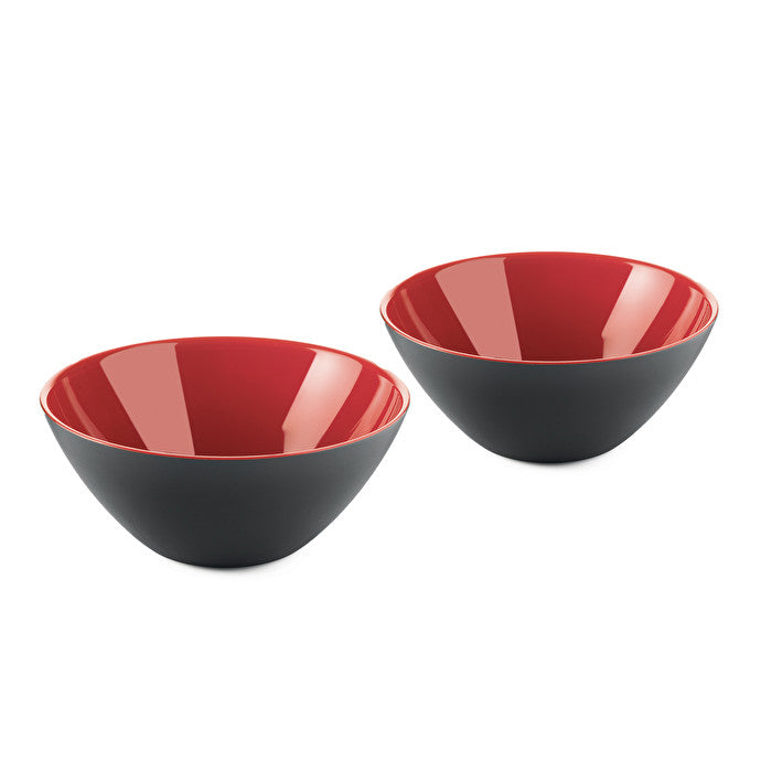 Set of 2 My Fusion Bowl in Red & Black - 260ml - Notbrand