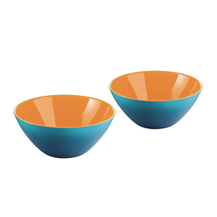 Set of 2 My Fusion Bowl in Blue & Orange - 260ml - Notbrand