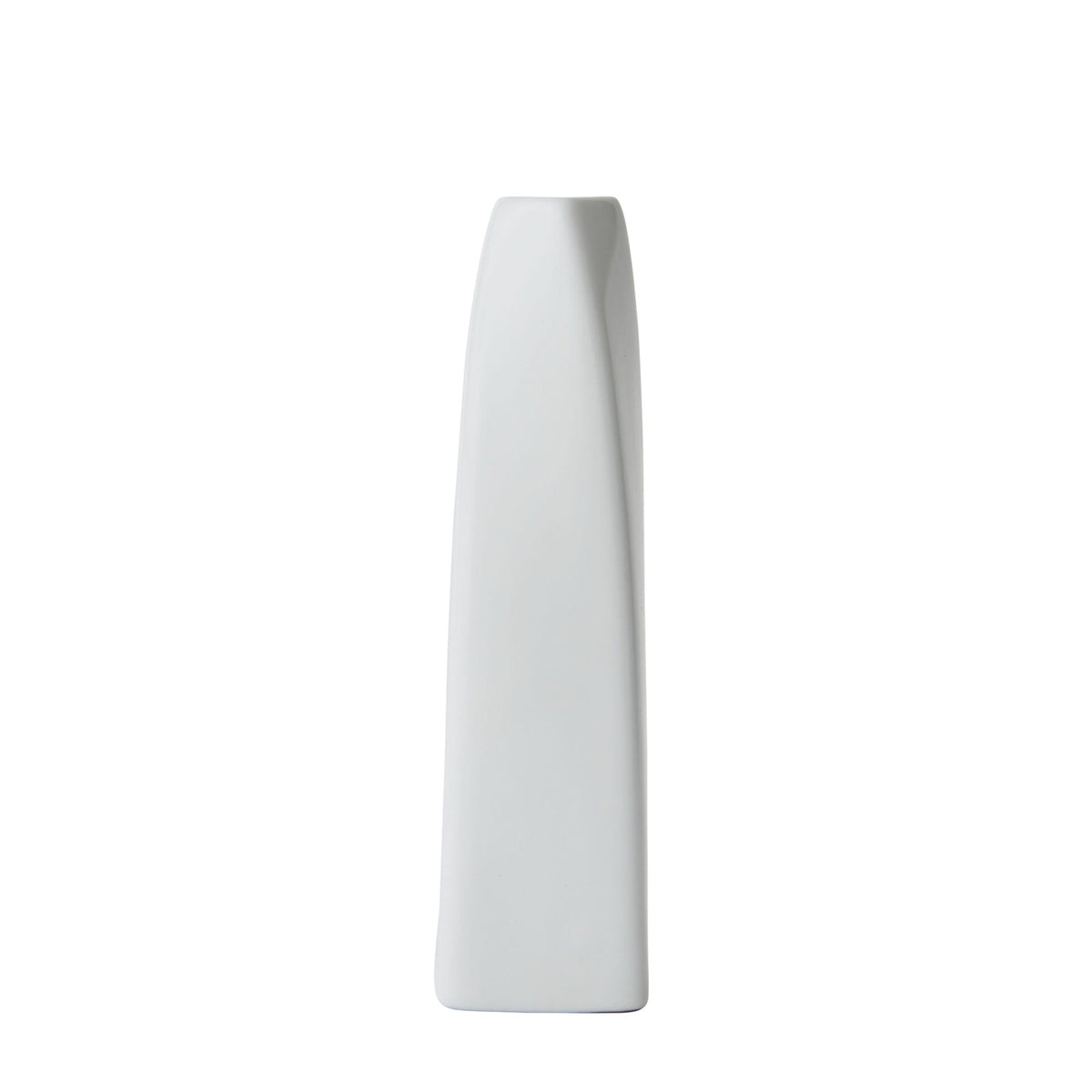Porcelain Blossom Vase in White - 20cm - Notbrand