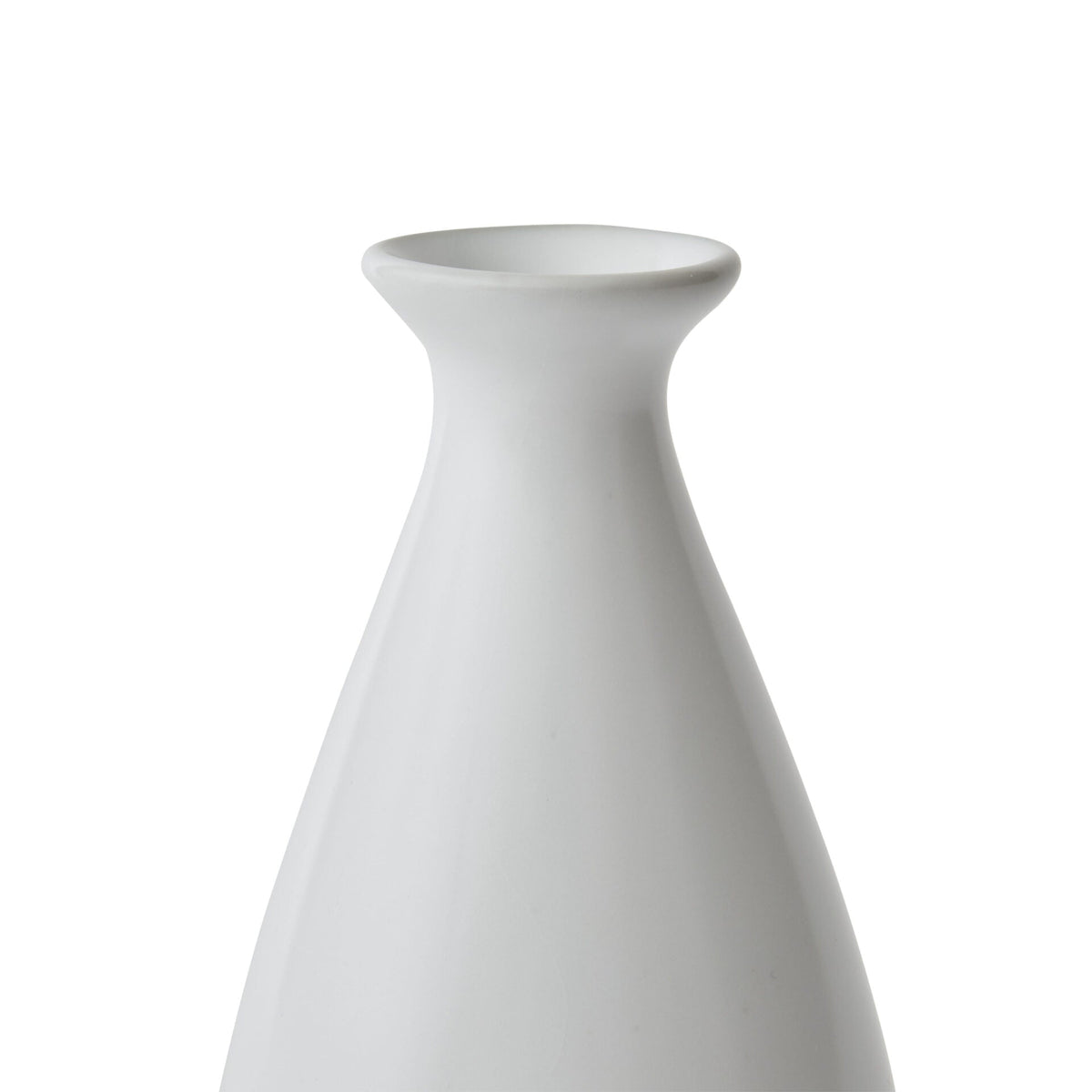 Porcelain Blossom Vase in White - 16cm