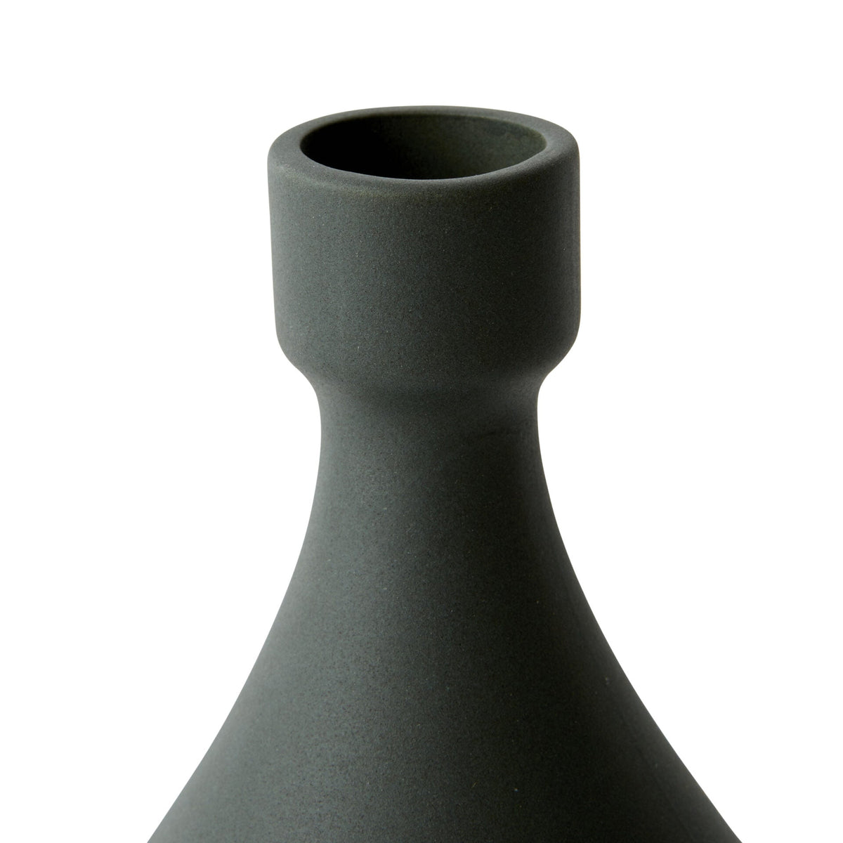 Handpainted Ceramic Curio Vase - Green