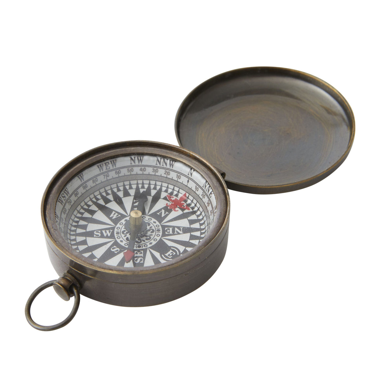 Compact Compass in Brass - 4.5cm - Notbrand