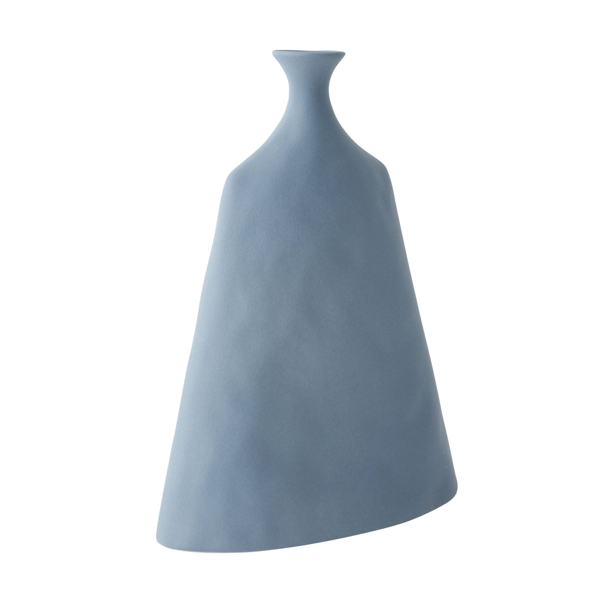 Alice Ceramic Vase in Blue - 26cm - Notbrand