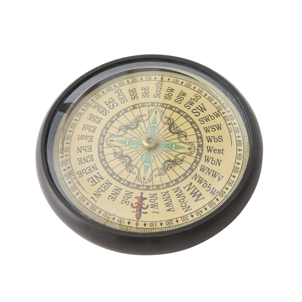 Flinders Compass in Brass - 9.5cm - Notbrand