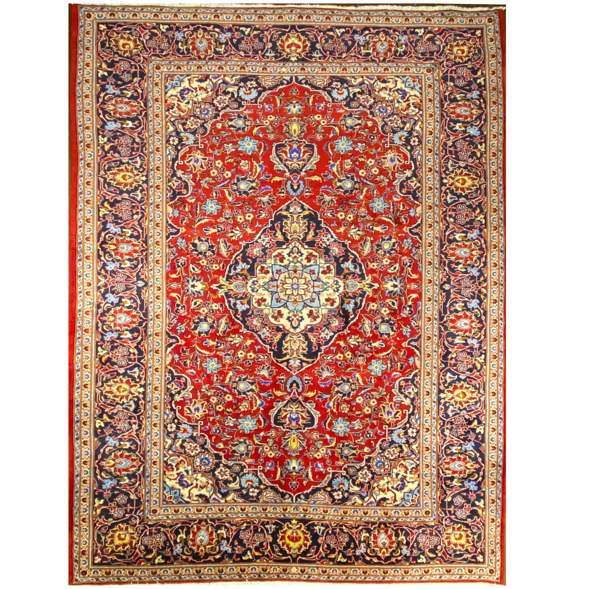 Persian Ardekan Yazd Handmade Wool Rug 3.61m - Notbrand