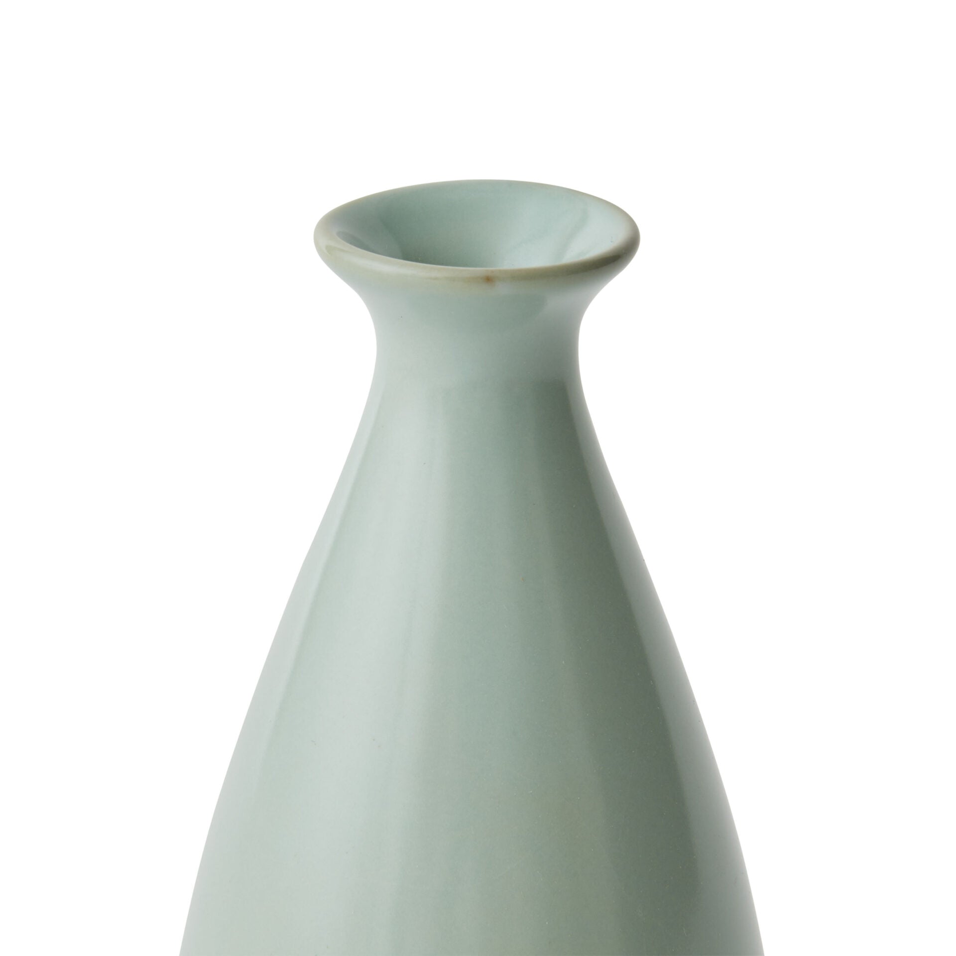 Porcelain Blossom Vase in Jade - 16cm - Notbrand