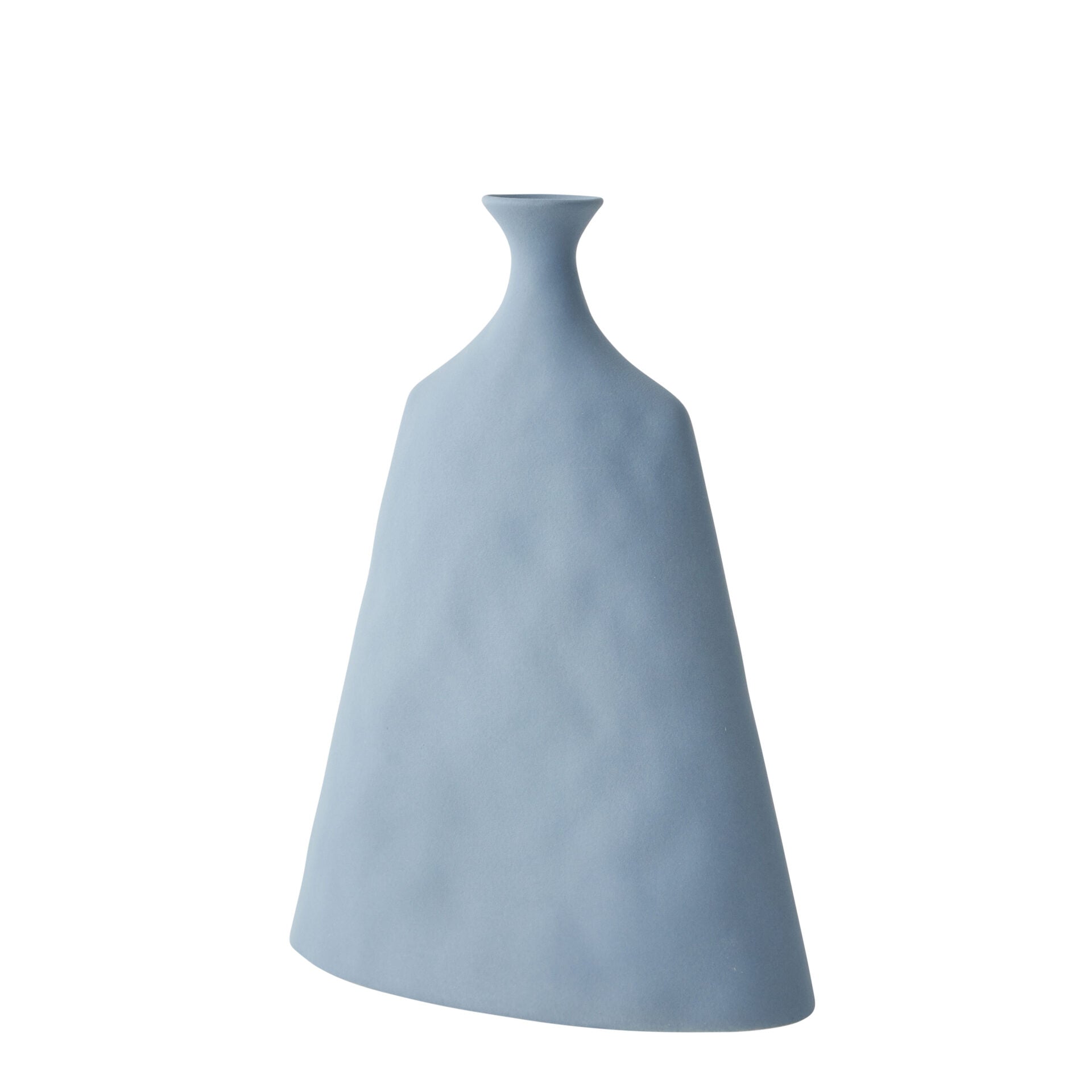 Alice Ceramic Vase in Blue - 26cm - Notbrand