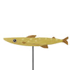 Mardie Fish Statue on Stand - Yellow - Notbrand