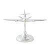 Spitfire Plane Ornament in Aluminium - Silver - Notbrand