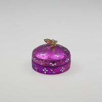 Sparkly Gift Box with Butterfly - 7cm - Notbrand
