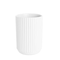 Set of 2 Ceramic Cyprus Vase in Matte White - Range - Notbrand
