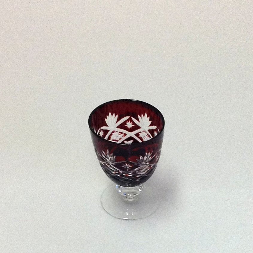 Sherry Glass in Ruby - 9.8cm - Notbrand