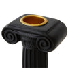 Thin Pillar Candle Holder in Black - Small - Notbrand