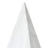 Ceramic Pyramid Ornament in White - Large - Notbrand