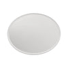 Set of 4 Round Mirror Glass Bevelled Plate in Silver - Range - Notbrand