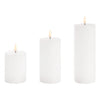 Set of 3 Trueflame LED Wax Pillar Candle - Range - Notbrand