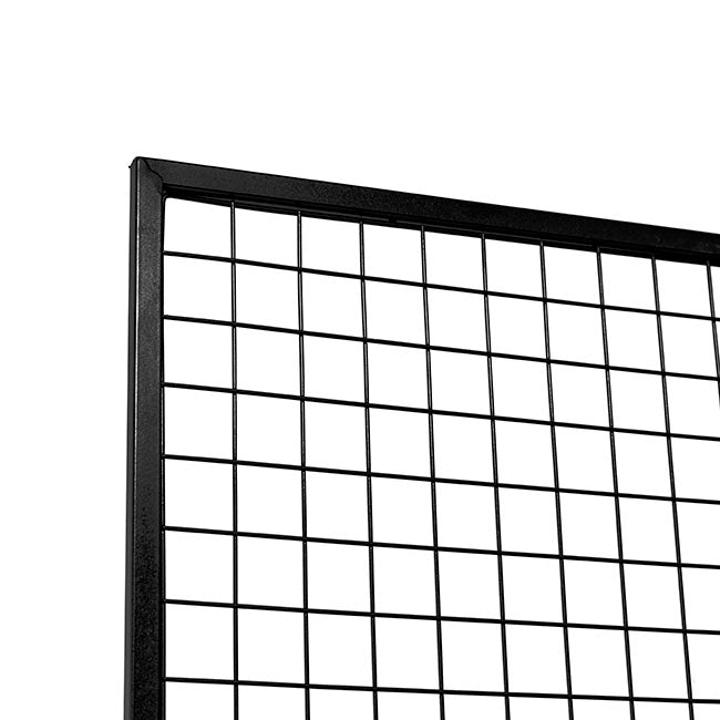 Metal Rectangle Backdrop Standing Frame - Mesh Black - Notbrand
