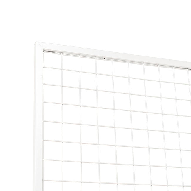 Metal Rectangle Backdrop Standing Frame - Mesh White - Notbrand