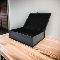 Pharom Black Leather Document Box - Notbrand