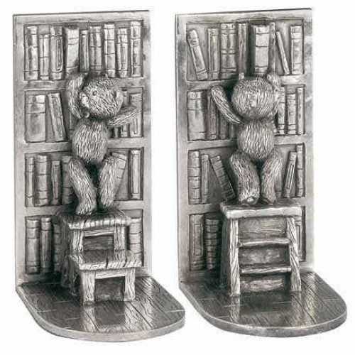 Royal Selangor Teddy Bears' Picnic Library Bookends - Pewter - Notbrand