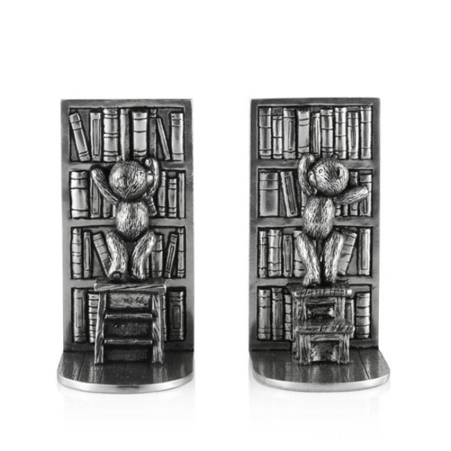 Royal Selangor Teddy Bears' Picnic Library Bookends - Pewter