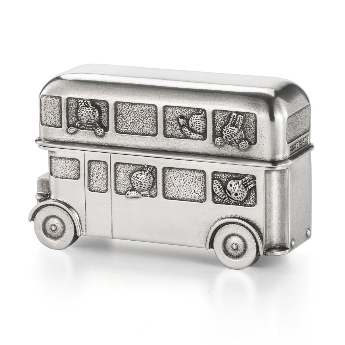 Routemaster Double Decker Bus Container - Pewter - Notbrand