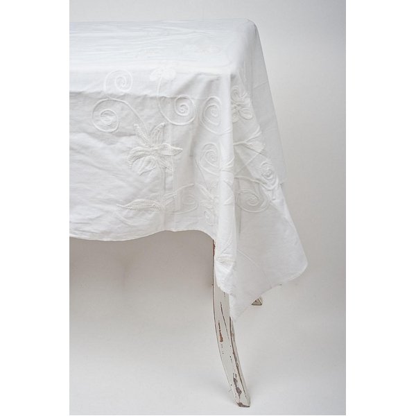 Abril Cotton Table Topper - 180cm - Notbrand
