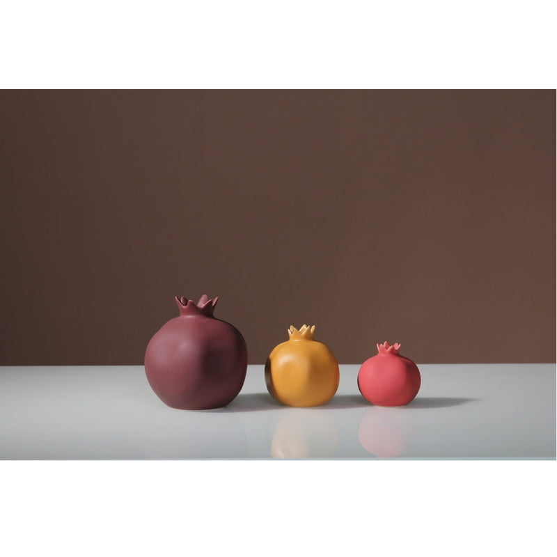 Pomegranate Glazed Ceramic Vase - Small - Notbrand