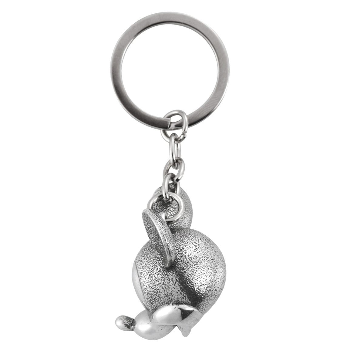 Royal Selangor Mickey Mouse Steamboat Willie 3D Keychain - Pewter