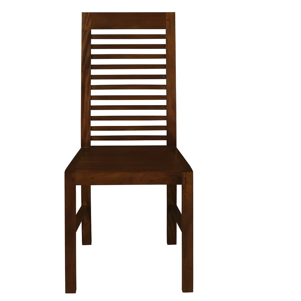 Set of 2 Holland Timber Dining Chair with Cushion - Mahogany - Notbrand
