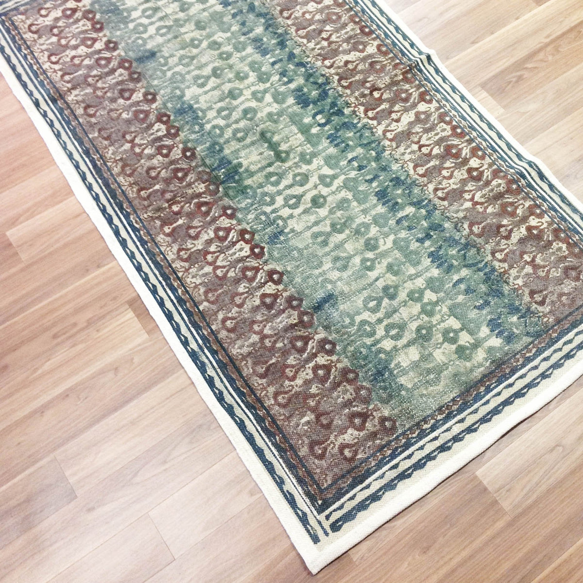 Hand Woven Cotton Printed Rug - 150cm - Notbrand