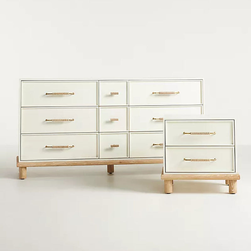 Adena Wooden Nine-Drawer Dresser - Notbrand