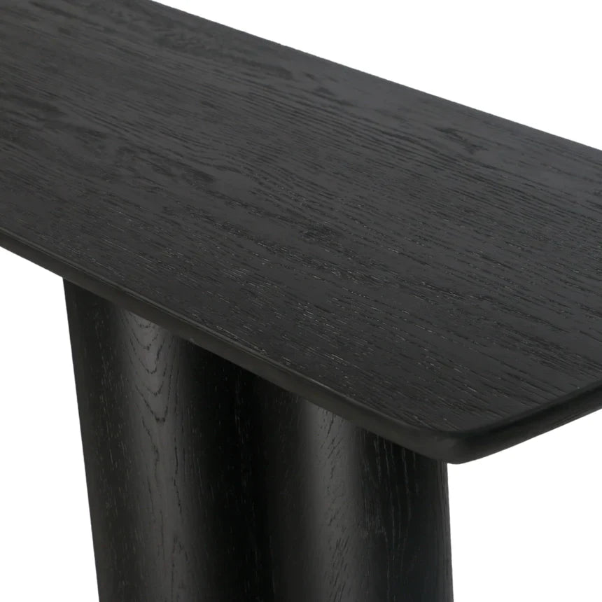 Aeon Wooden Console Table - Full Black - NotBrand