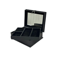 Afio Jewellery Box with Stirrups - Black Leather - Notbrand