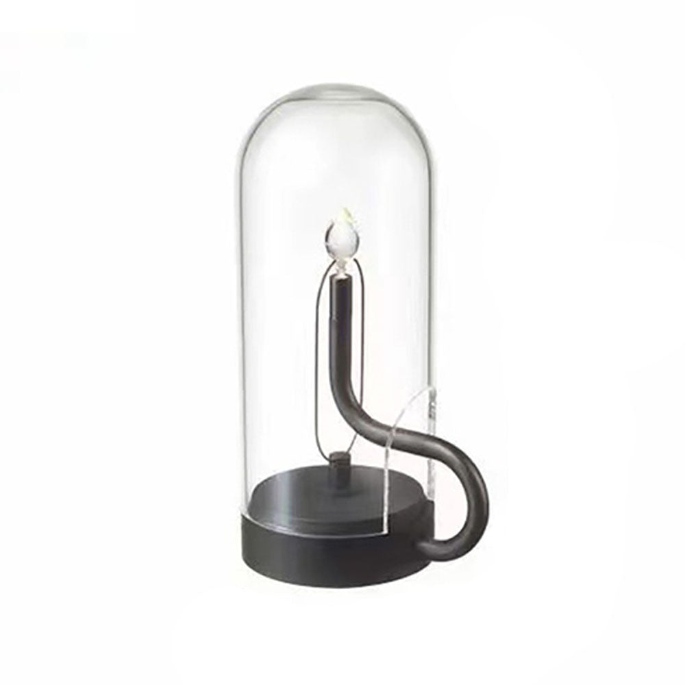 Aluminum And Glass Candle Flame LED Table Lamp - Notbrand