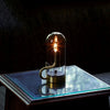Aluminum And Glass Candle Flame LED Table Lamp - Notbrand