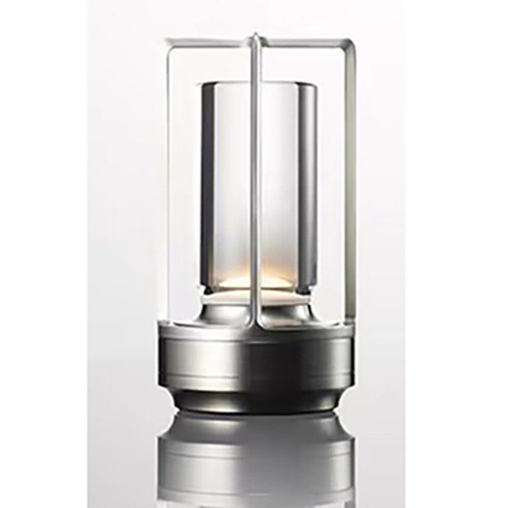 Aluminum Frame Rechargeable LED Crystal Table Lamp - Range - Notbrand