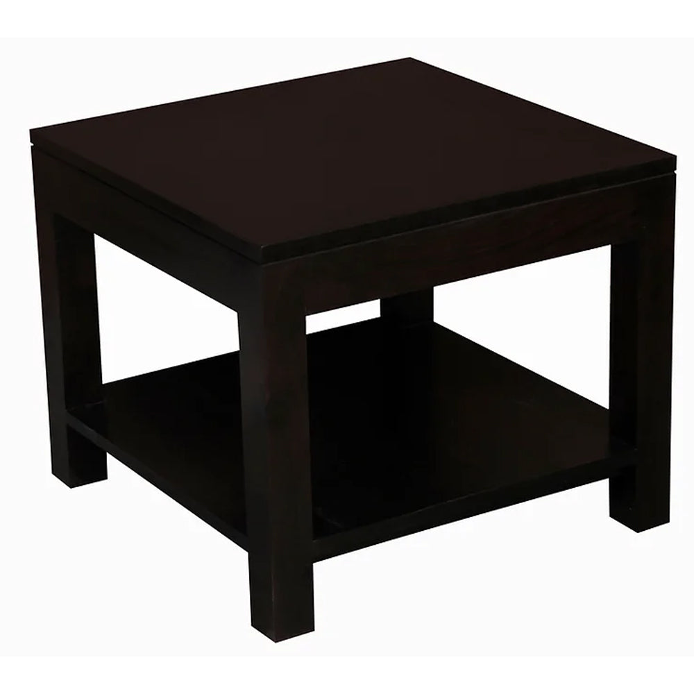 Amsterdam Timber Lamp Table in Chocolate - 60cm - Notbrand