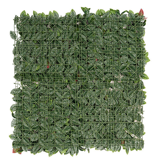Artificial Greenery Walls - UV Treated Kapok Leaf Wall Green (1Mx1M) - Notbrand