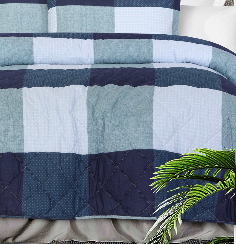 Blue Box Pure Cotton Bedspread Set - Notbrand