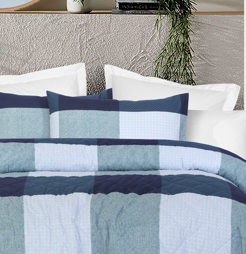 Blue Box Pure Cotton Bedspread Set - Notbrand